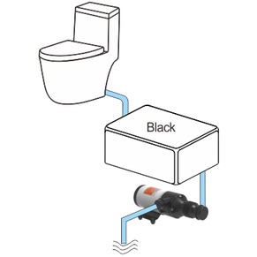 Bơm Toilet Bơm Chất Thải Macerator 12V