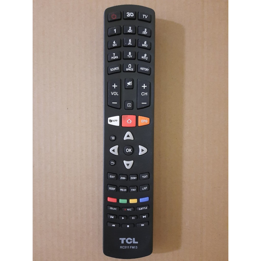 Điều khiển tivi TCL - TV TCL các dòng CRT LCD LED Smart TV - Hàng tốt