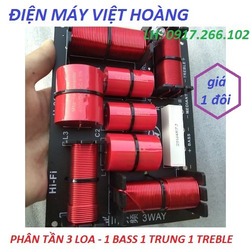 BỘ 2 MẠCH PHÂN TẦN 3 LOA - 1 BASS 1 TRUNG 1 TREBLE H883