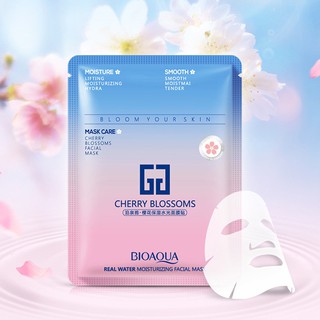 Lẻ 1 miếng mặt nạ hoa anh đào Bioaqua Cherry Blossoms (nấm rơm shop)