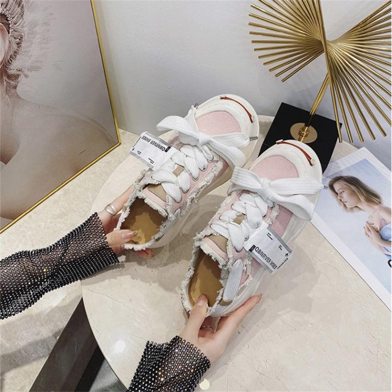 Giày Lười Canvas Đế Dày Thời Trang Nữ Tính