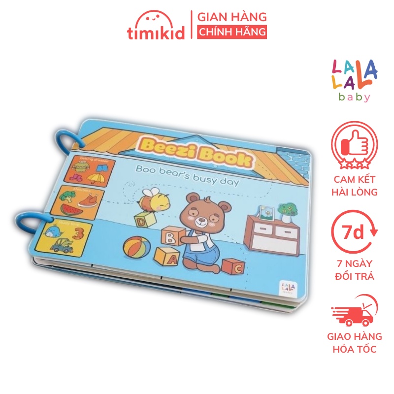 Học Liệu Bóc Dán Busy Book Cho Bé Lalala Baby Nhiều Chủ Đề Đa Dạng - Song Ngữ Anh Việt