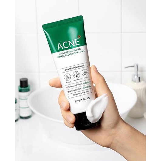 Sữa Rửa Mặt Ngừa Mụn Some By Mi AHA-BHA-PHA 30 Days Miracel Acne 100ml | BigBuy360 - bigbuy360.vn