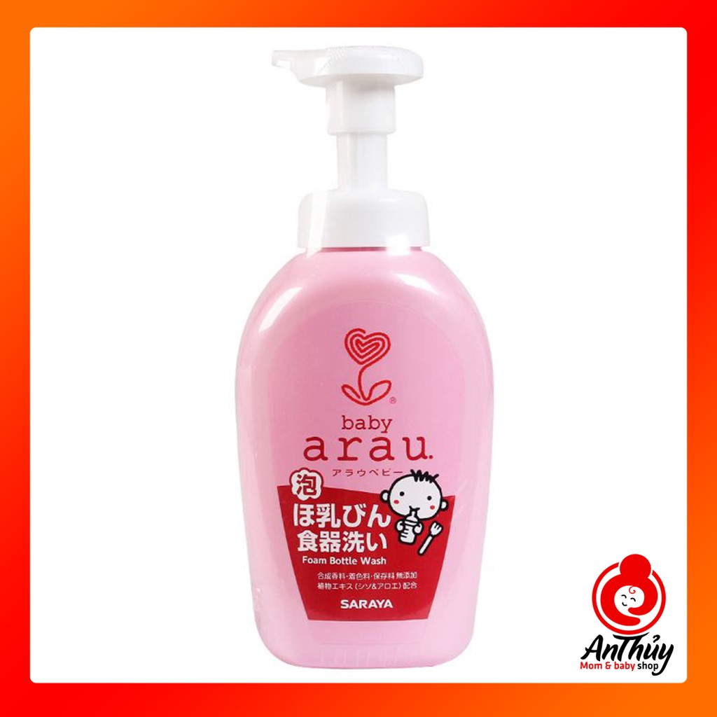 Nước rửa bình Arau cho bé chai 500ml