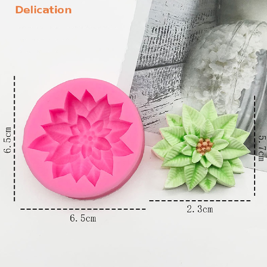 1 Khuôn Silicone Làm Bánh Hình Chiếc Lá DIY