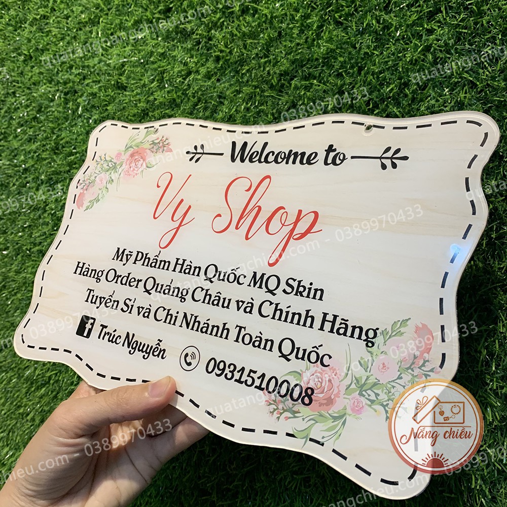 Bảng treo cửa hàng_ Decor shop bán hàng_ Free thiết kế theo yêu cầu