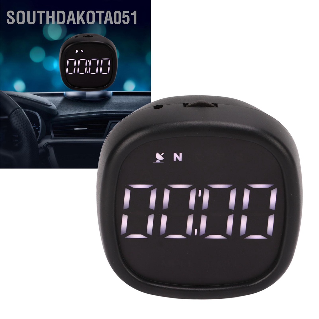 [Hàng HOT] HUD hiển thị tốc độ xe ô tô / xe máy và cảnh báo GPS 5V Độ Chính Xác Cao - tặng kèm dây cable【Southdakota051】