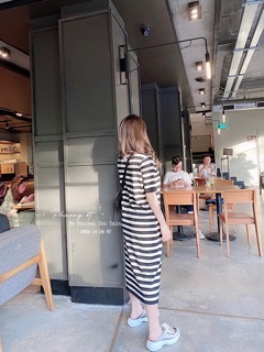 Váy xuông kẻ len ép
