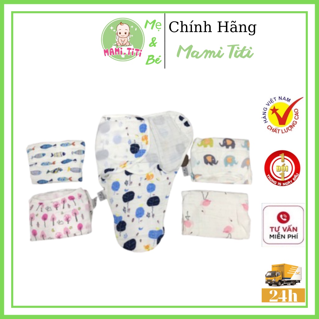 Ủ kén cho bé sơ sinh, làm từ chất liệu sợi cotton organic siêu thoáng mát và thấm hút