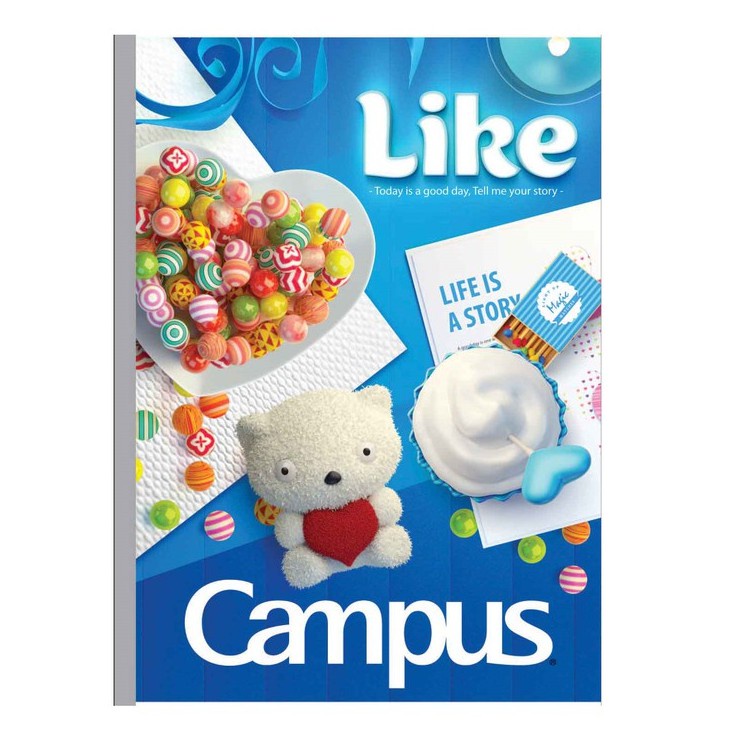 [GIAO HỎA TỐC] Vở KN Campus Gift 80 trang - Mua 10 tặng 1, bút nhớ dòng