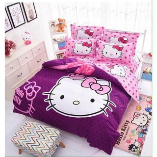 Set chăn phao ga gối cotton poly nhập khẩu