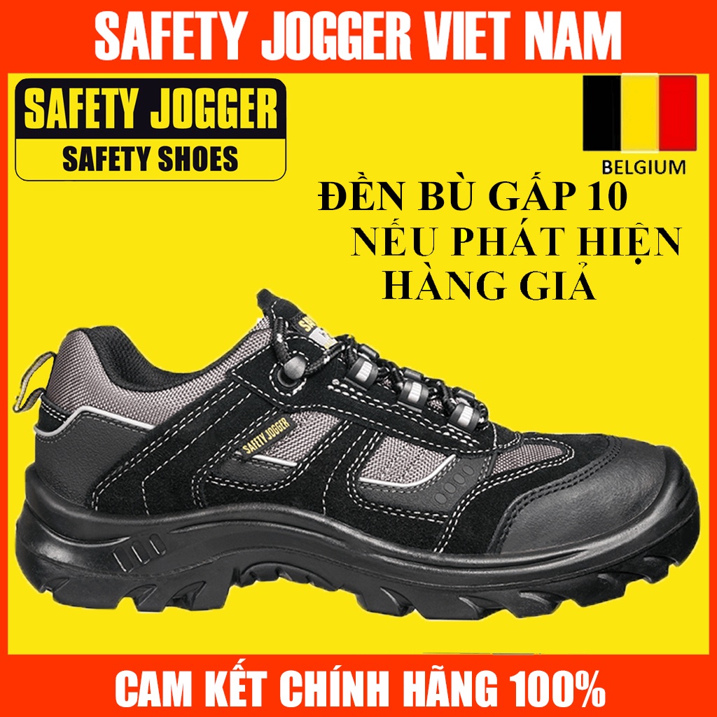 [CHÍNH HÃNG] Giày Bảo Hộ Lao Động Safety Jogger Jumper Cổ Thấp