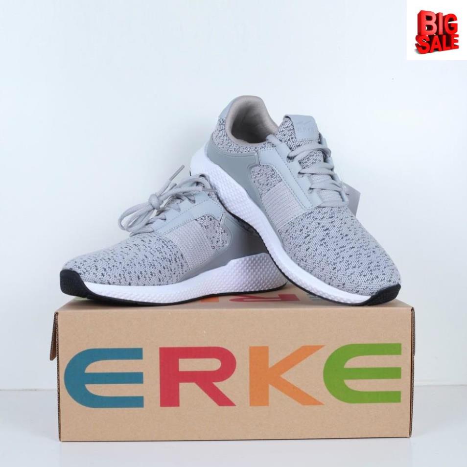 𝐑Ẻ Tết XẢ KHO THANH LÝ - RẺ Giày Sneaker Erke Chính hãng Xám tro | Sale Rẻ | Có Sẵn 2020 . 2020 new ` ˇ ⁵ # !