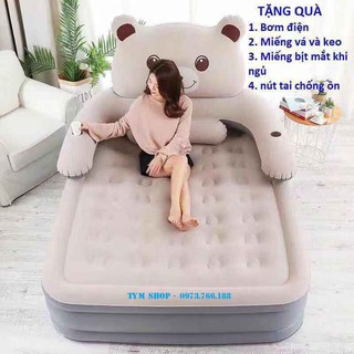 (TẶNG 5 PHỤ KIỆN) Giường hơi hình thú 3 tầng | nệm hơi | đệm hơi loại 1 TẶNG BƠM ĐIỆN