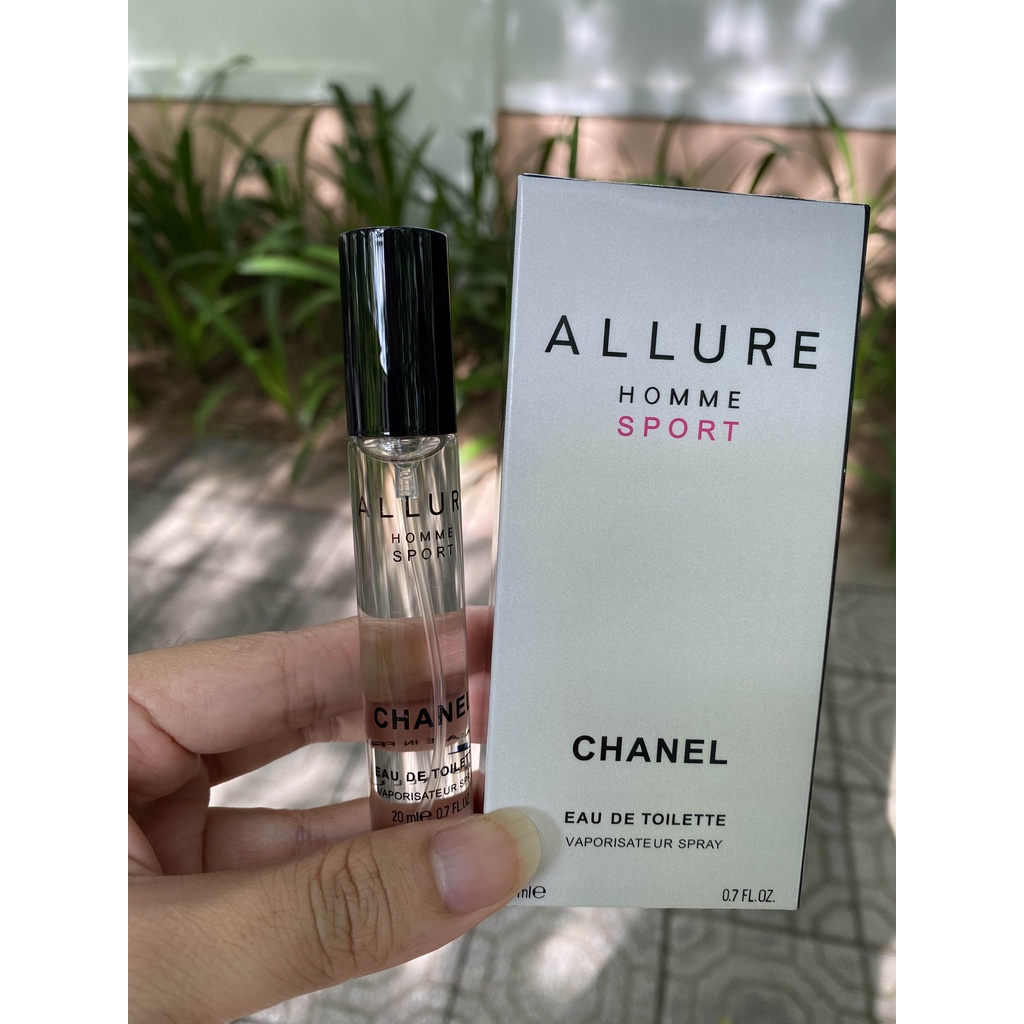 Nước hoa nam mini allure homme sport 20ml nước hoa nam thơm lâu allure home sport nam tính