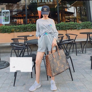 [hàng mới] BỘ QUẦN ÁO THỂ THAO NỮ DÀI TAY THUN KHOÉT VAI CHẤT ĐẸP