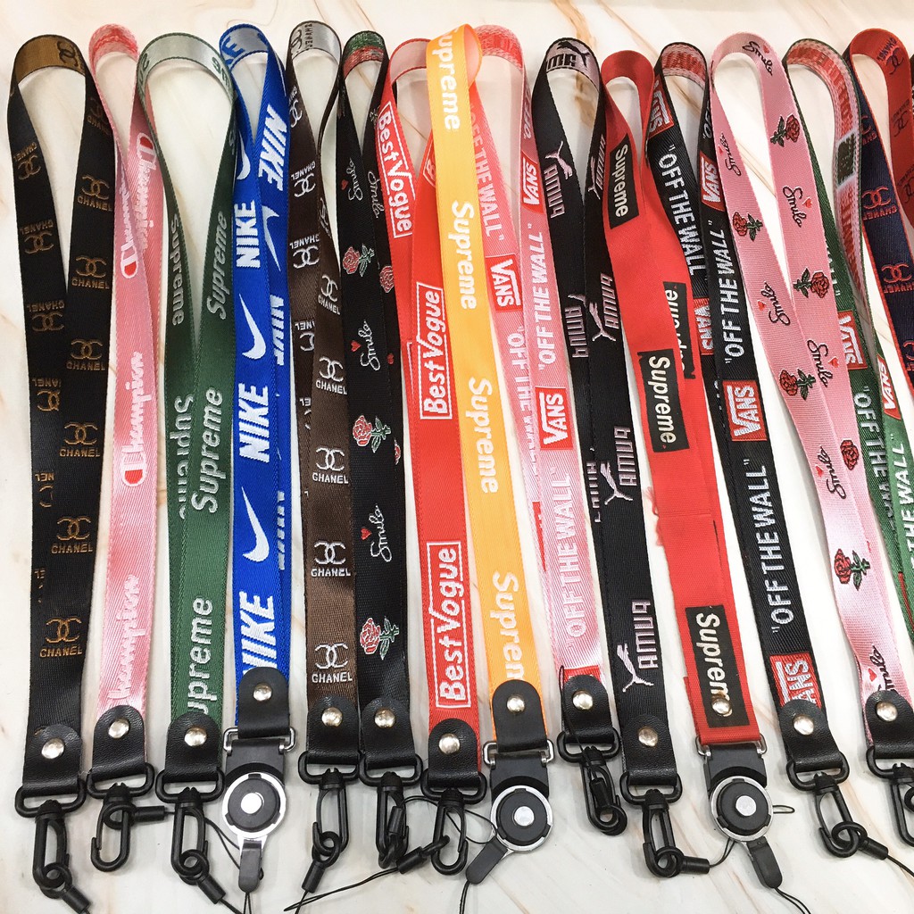 Dây đeo điện thoại vải hai mặt loại dài