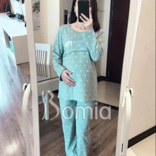 Bộ đồ bầu kết hợp sau sinh