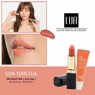 [CHUYÊN SỈ] Son Tươi Lụa - Son Thỏi Kèm Son Dưỡng Cảm Biến Màu LUA