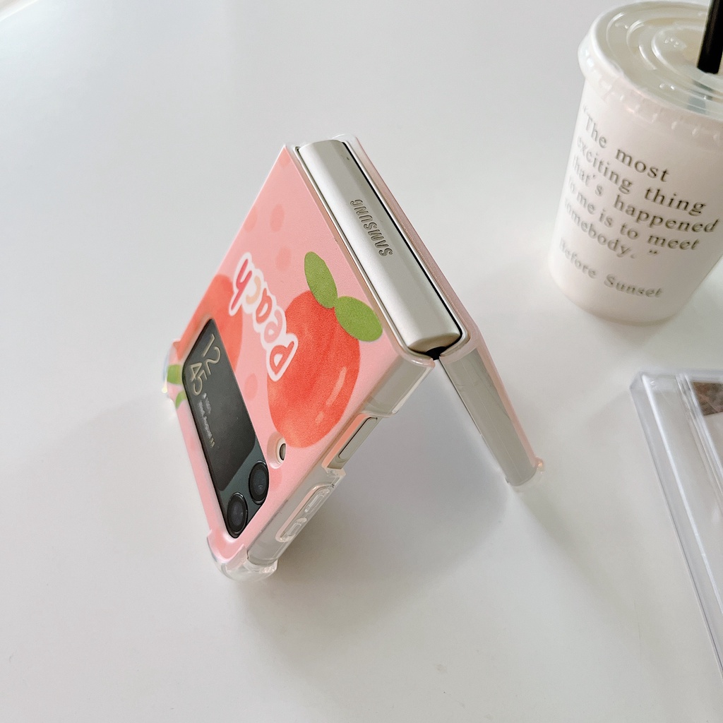 Ốp Điện Thoại TPU Mềm Trong Suốt Họa Tiết Hoa Nhiều Màu Sắc Cho Samsung Galaxy Z Flip 3 5G