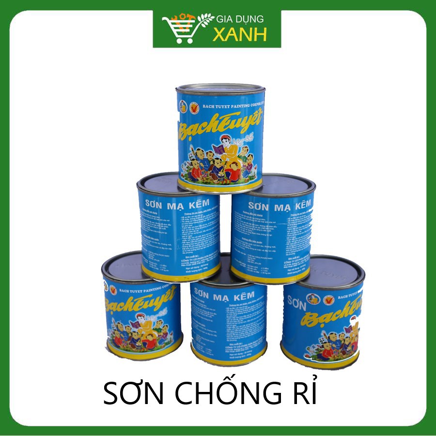 Sơn dầu Bạch Tuyết, chống rỉ - chống sét, 400g, 800g