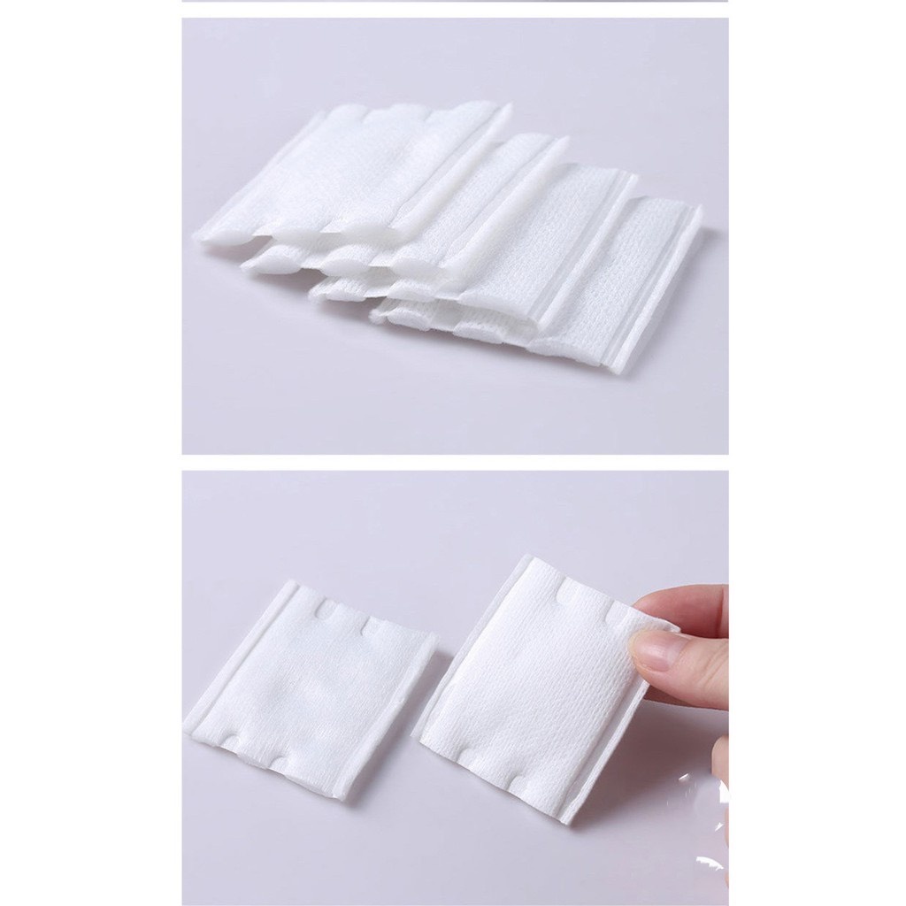 BÔNG TẨY TRANG 3 LỚP 100% COTTON PADS 222 MIẾNG CÓ BO VIỀN MỀM MỊN THÂN THIỆN VỚI LÀN DA SamBeauty