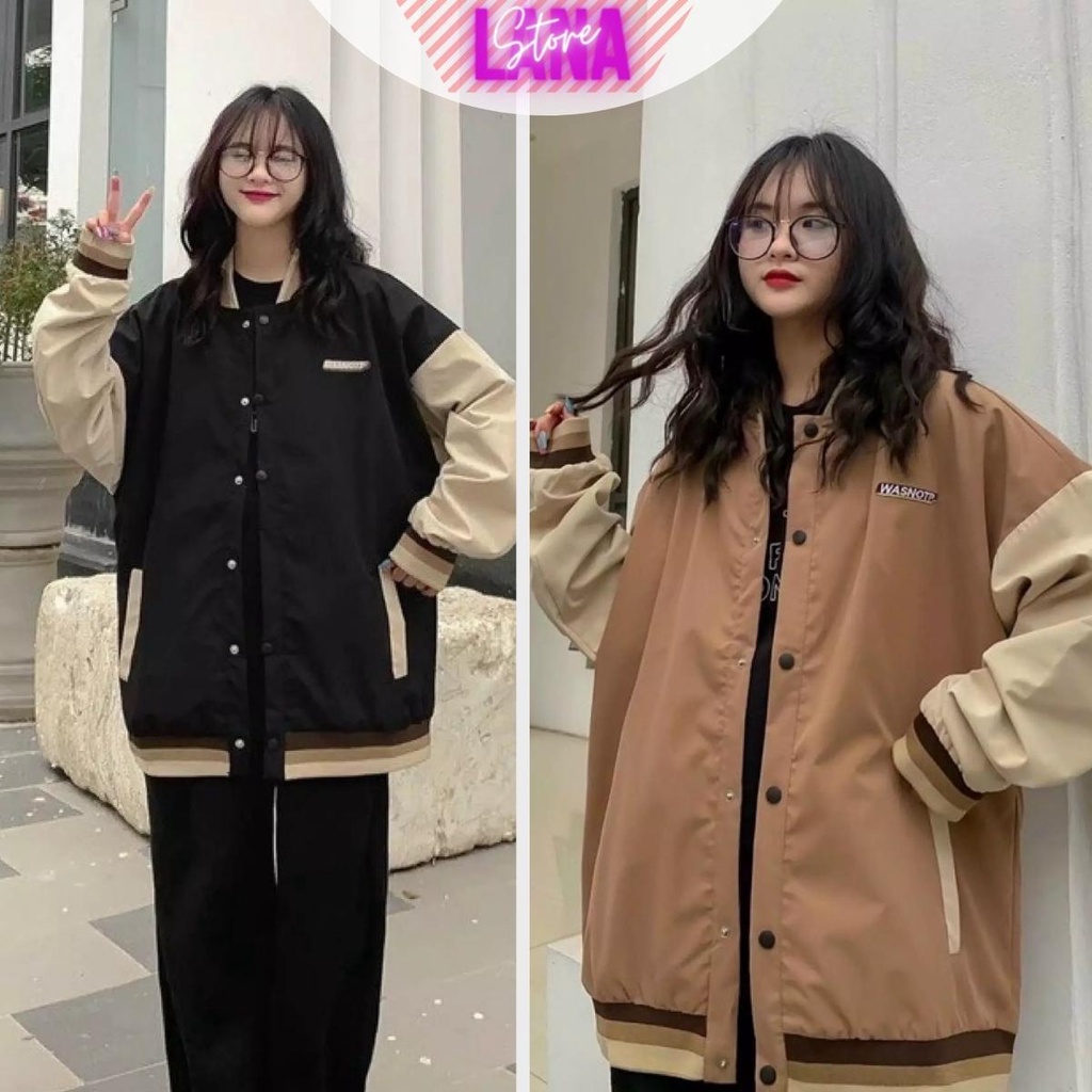 [Ảnh Thật]Áo Bomber Dù WAS 2 Lớp Dày Dặn❤️Áo Khoác Dù 2 Lớp Unisex Wasnotp Unisex Nam Nữ Couple
