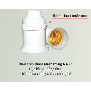 Đui đèn thả đen , trắng