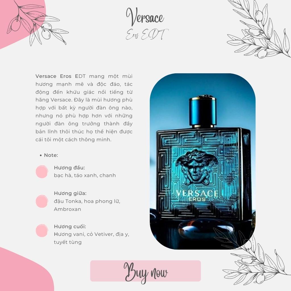 10ml 5ml - Nước hoa chính hãng - Versace Eros Man EDT - 10ml 5ml - Nước hoa nam - Ambre Perfume Store