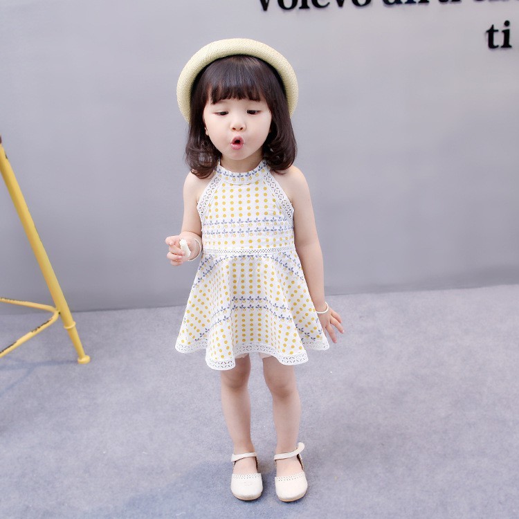 Đầm không tay thời trang xinh xắn cho bé gái