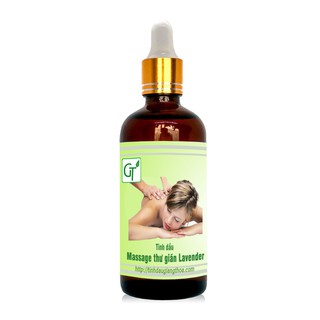 Tinh dầu Massage Thư Giãn Oải Hương (Lavender) 100ml - Mềm Mịn Da, Không Bết Dính, Thư Giãn