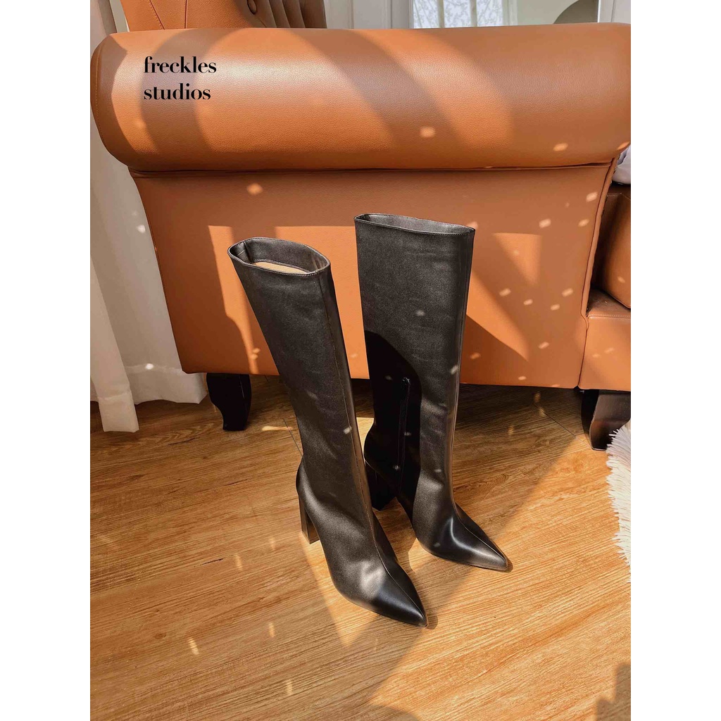 The Freckles Studios - Bốt cao gót Cocktail Boots 7,5cm (3 màu)