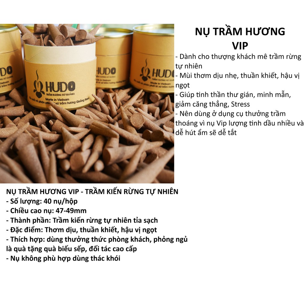 Nụ trầm hương VIP trầm kiến rừng tự nhiên 100% xông nhà thưởng trầm cao cấp