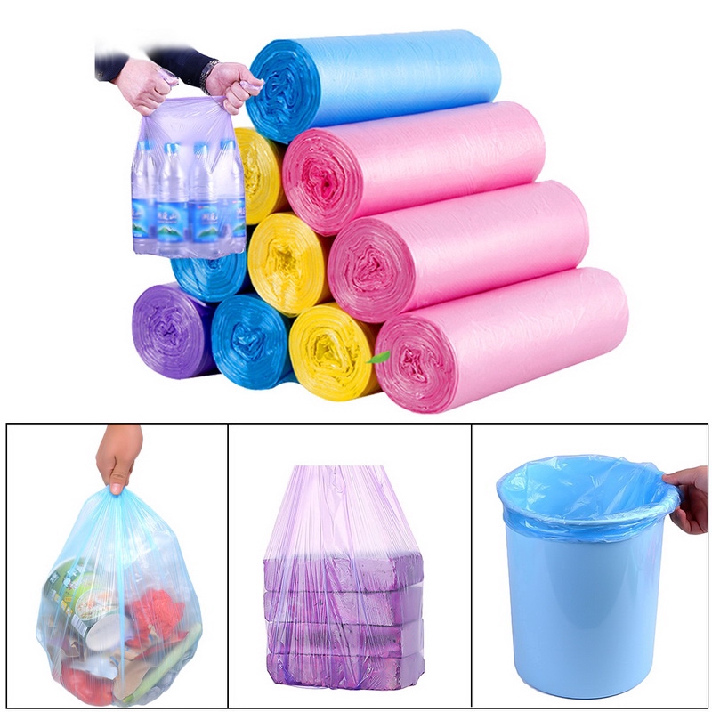 Cuộn 30 túi đựng rác 45x50cm thân thiện với môi trường nhiều màu tùy chọn