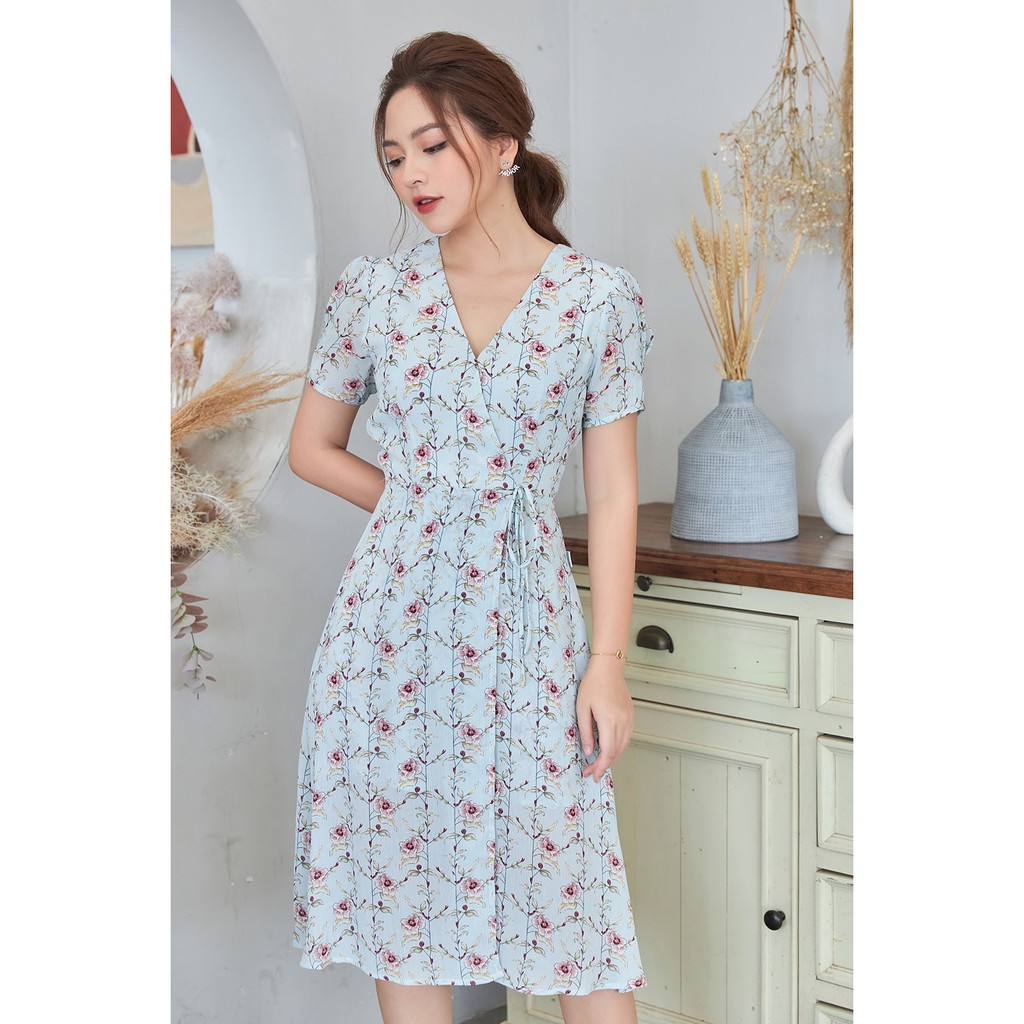 Đầm xòe ngắn tay xẻ 1 bên DEA0313 - 20Again | BigBuy360 - bigbuy360.vn