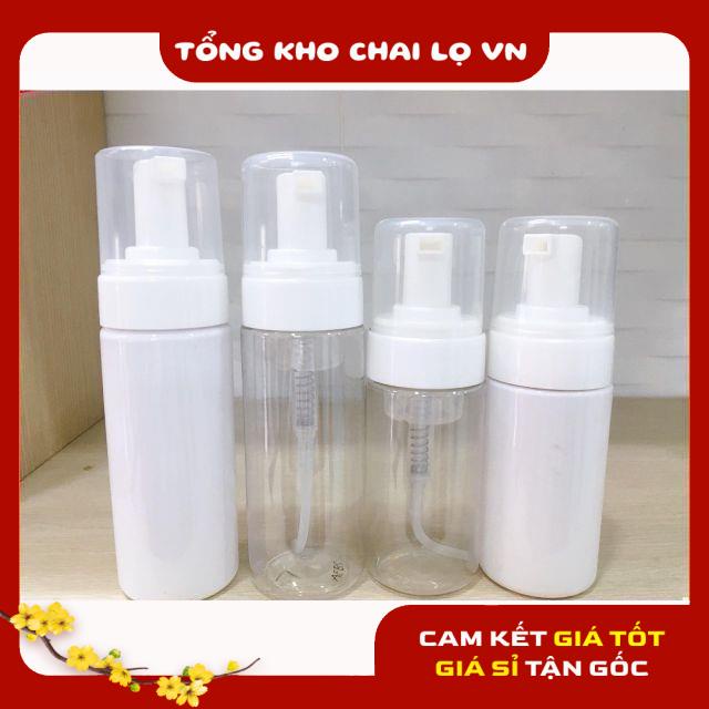 Chai Chiết Mĩ Phẩm ❤ TOP BÁN CHẠY ❤ Chai nhựa pet xịt giọt đựng gel 50ml,100ml chiết mỹ phẩm.