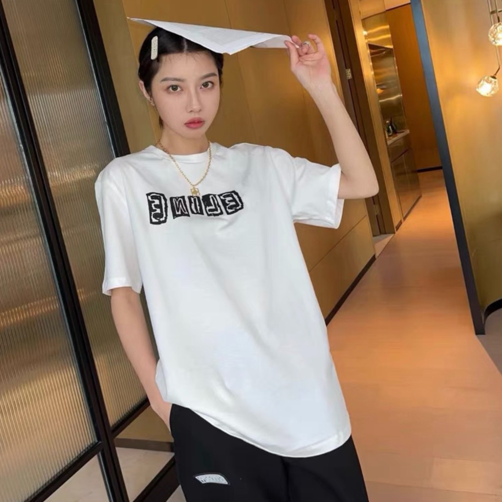 [AT0202] Áo thun nam nữ phong cách - Áo phông Unisex họa tiết LECINE, tay lỡ , dáng rộng 2 màu ĐEN TRẮNG, đủ SIZE | BigBuy360 - bigbuy360.vn