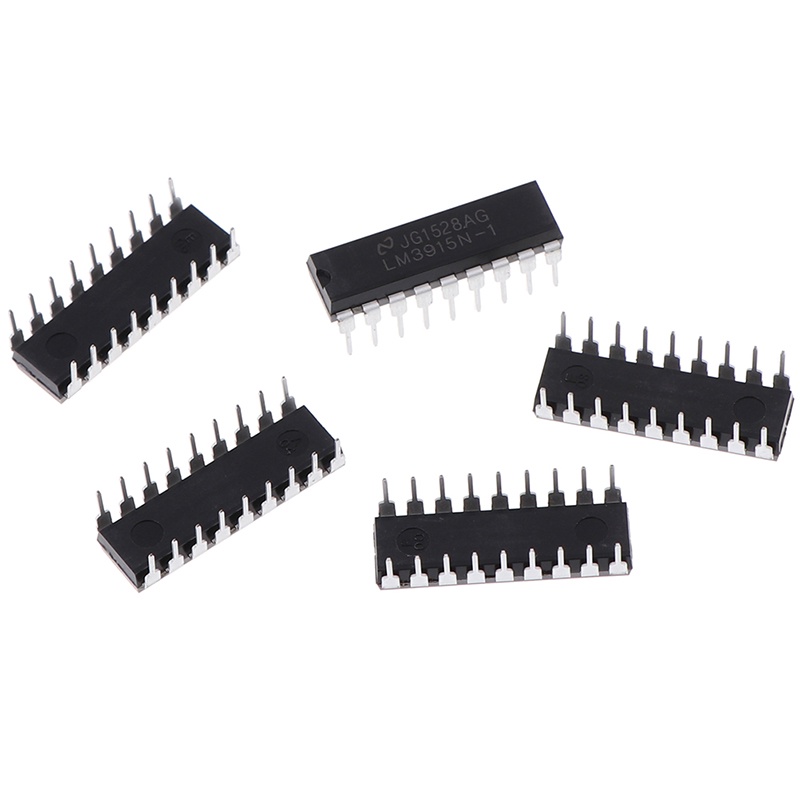 ECSG 5PCS LM3915N-1 LED Bar Chart Display Driver Inline DIP-18