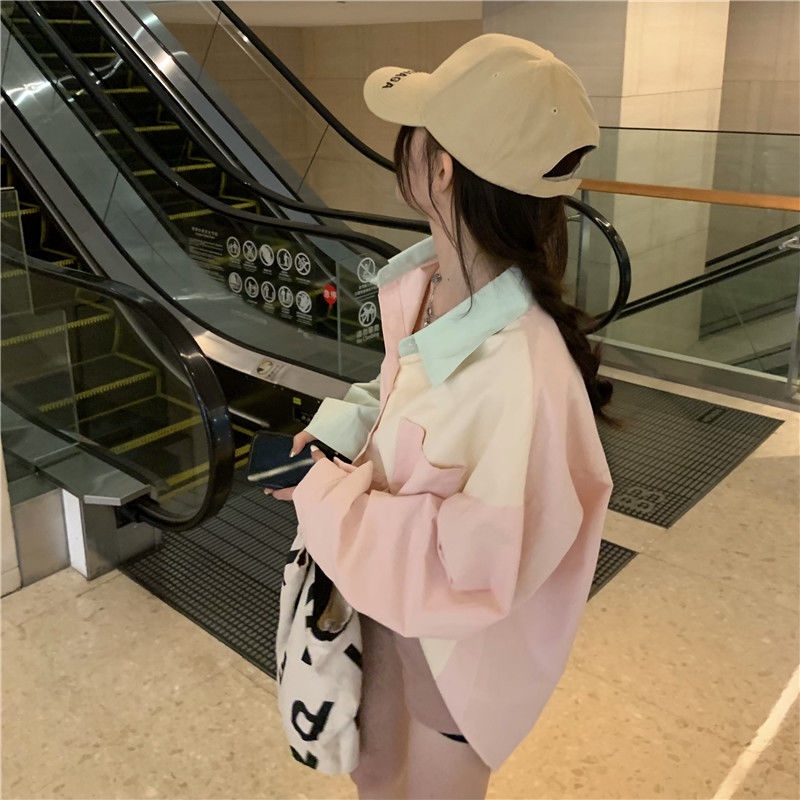 Áo Sơ Mi Nữ Dài Tay Cổ Tròn Thời Trang Hàn