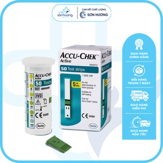 Que thử đường huyết Accuchek Active 50 (lọ 50 que)