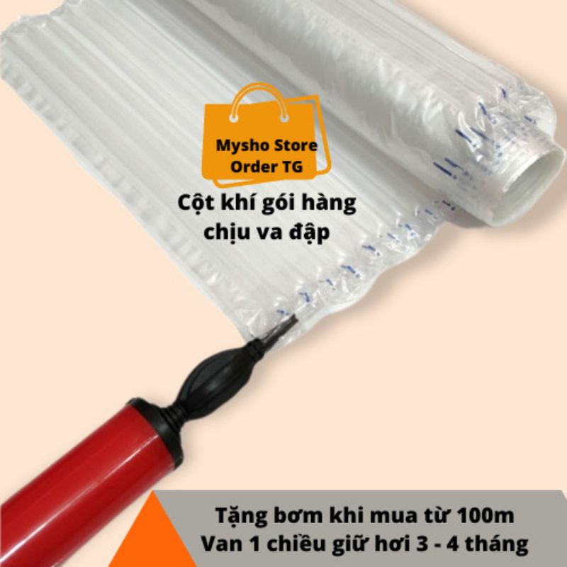 Size 45cm - 50m Cột Khí Gói Hàng Chống Sốc NiLon Siêu Dày Chống Va Đập Quăng Ném Tỳ Đè [ Tặng kèm bơm đơn từ 100m ]