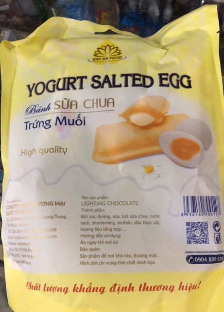 Bánh Sữa Chua Trứng Muối Túi 250g