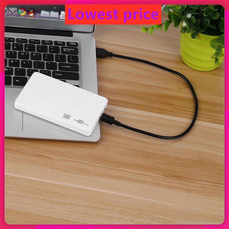 2.5 Inch USB 2.0 Hard Drive Disk SATA External Enclosure HDD Hard Drive Box