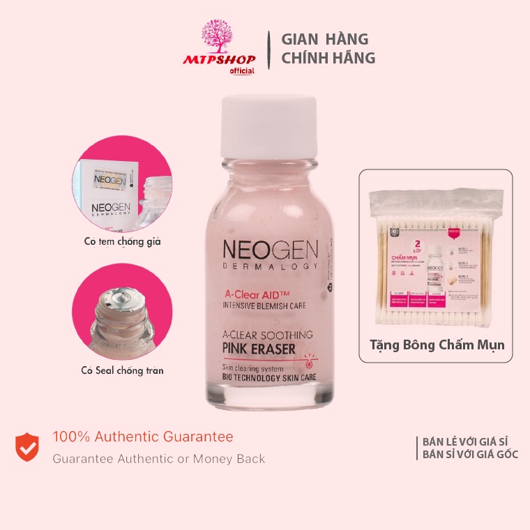 Chấm Mụn Neogen A-clear Soothing Pink Eraser 15ml