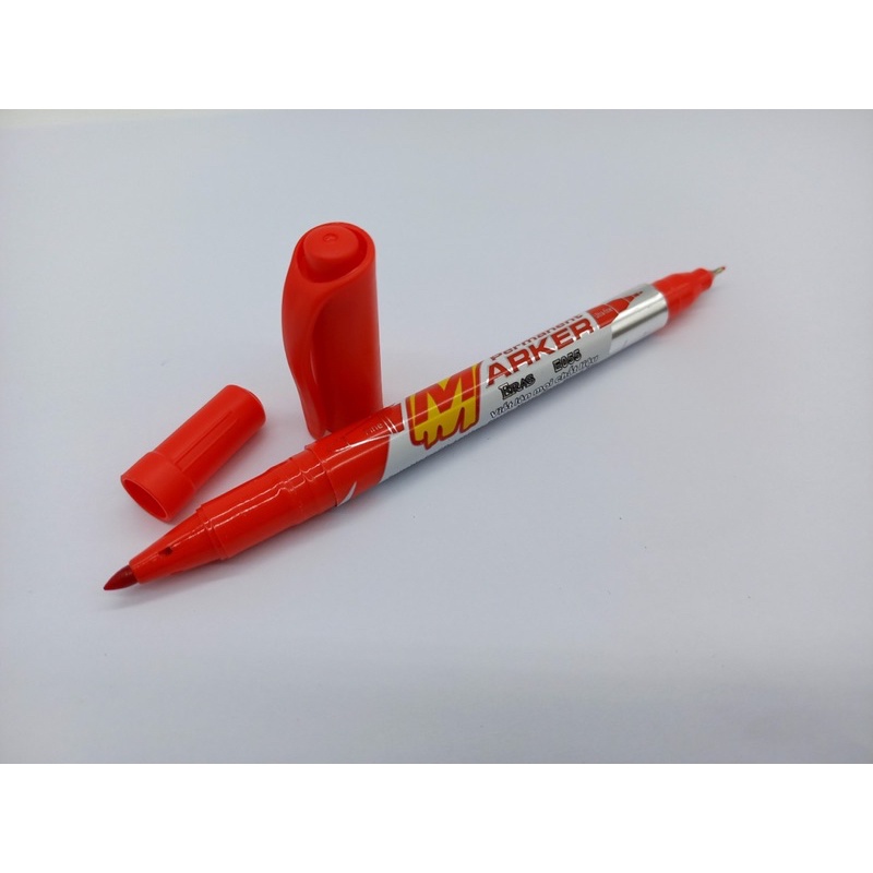 Bút dạ kim CD 2 đầu  mới E055 xanh, đen, đỏ