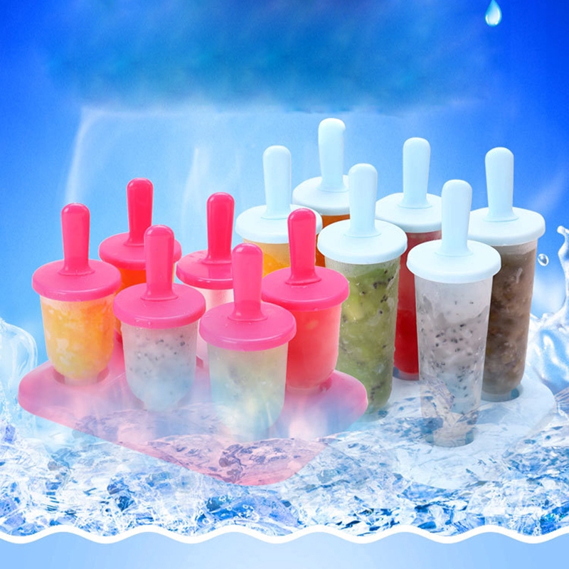 Khuôn làm 6 kem que tiện lợi