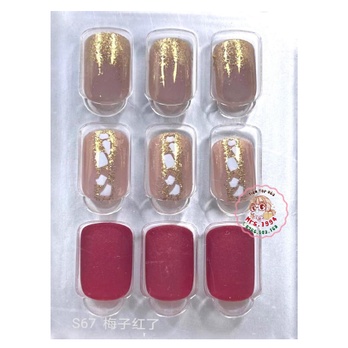 {T67} - HỘP 30 MÓNG DÁN  EMTOG CAO CẤP XUẤT KHẨU HÀN QUỐC