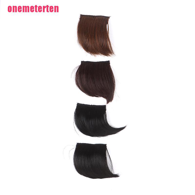 【TEN】Clips In Human Hair Wig Invisible Hair Toupee Piece Hair Root Top Wig Pad