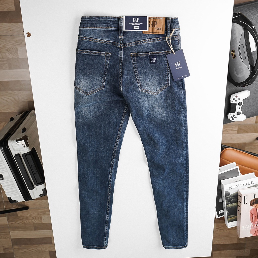Quần jean nam xuất dư thành phẩm DÁNG SKINNY ÔM trẻ trung, chất vải mềm co giãn , Quần bò nam ôm nhẹ bigsize
