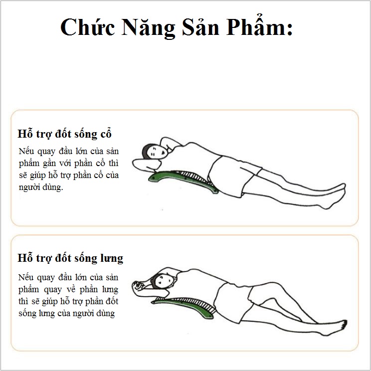Khung Nắn Chỉnh Cột Sống Lượn Sóng, Khung Định Hình Cột Sống Làm Giảm Thoát Vị Đĩa Đệm, Đau Lưng, Cổ Vai Gáy